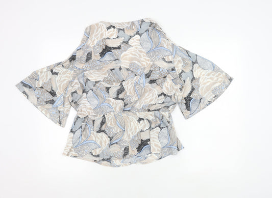 Quiz Women's Multicoloured Floral Blouse Size 16