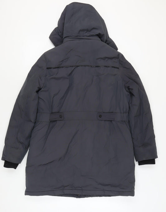 Maine New England Women's Blue Parka Coat Size 12