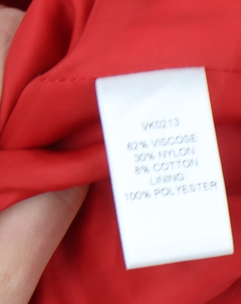Viyella Women’s Red Blazer Size 14