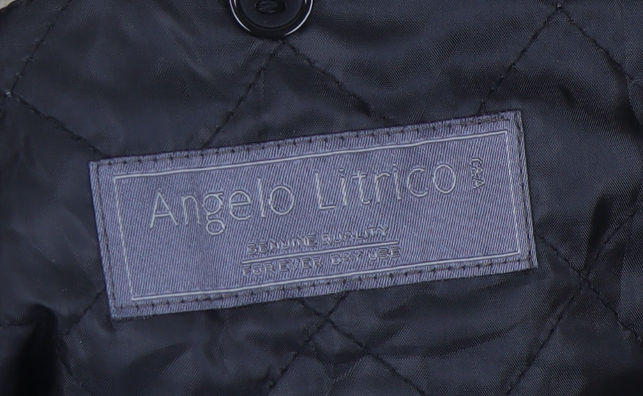 Angelo Litrico Beige Men's XL Overcoat - Casual Mid-Length