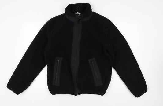 Mens UK Size L Brave Soul Black Basic Jacket