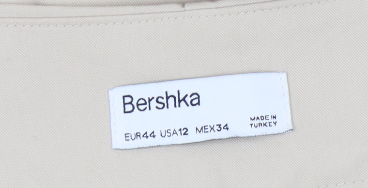 Bershka Women's Beige Trousers Size 16