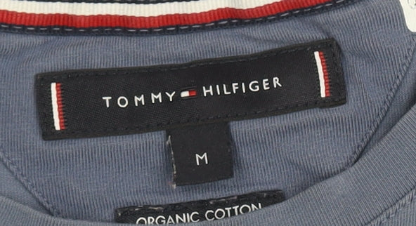 Tommy Hilfiger Men’s Blue Medium Cotton T-Shirt