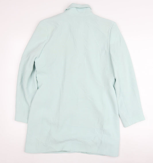 Viyella Women's Green Long Crepe Blazer - UK 8