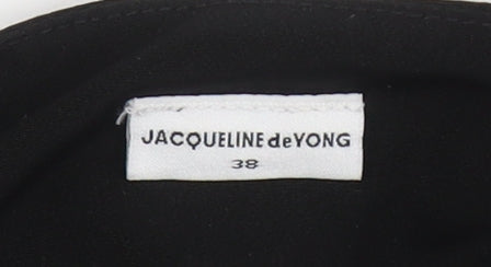 JACQUELINE de YONG Black A-Line Dress Size 10