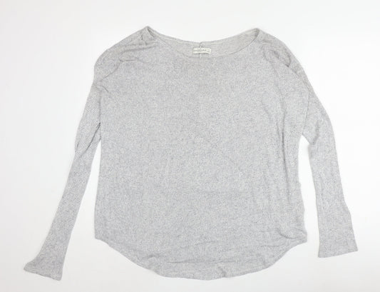 Mens UK Size L Abercrombie & Fitch Grey Pullover Jumper