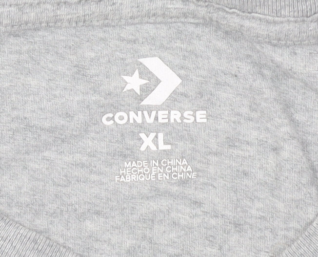 Mens UK Size XL Converse Grey T-Shirt