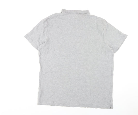 L.F.C. Men's Grey 3XL Polo Shirt with Logo