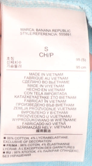 Banana Republic Men's Blue Polo Shirt, Size S, Casual Short Sleeve