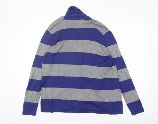 Womens UK Size 14 Marks and Spencer Blue Cardigan Jumper