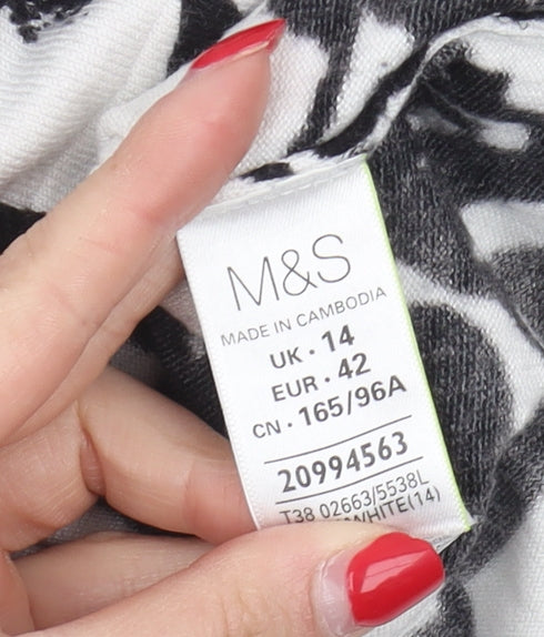 Womens UK Size 14 Marks and Spencer Multicoloured Pullover Jumper