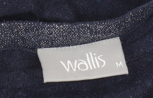 Womens UK Size M Wallis Blue Pullover Jumper