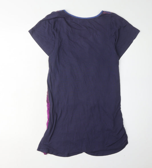 Womens UK Size 8 NEXT Purple Basic T-Shirt