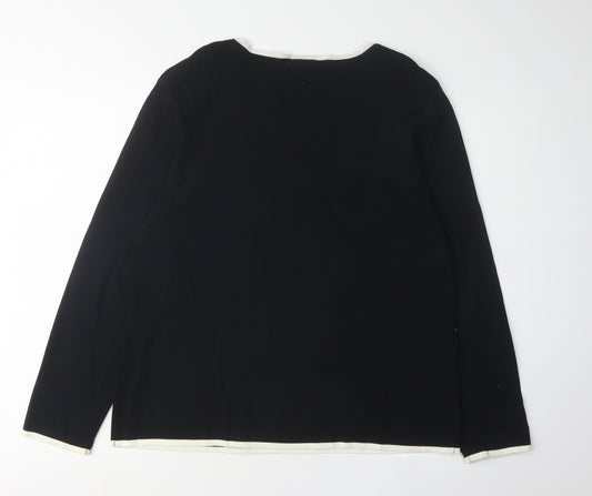 Womens UK Size XL Roman Originals Black Pullover Jumper