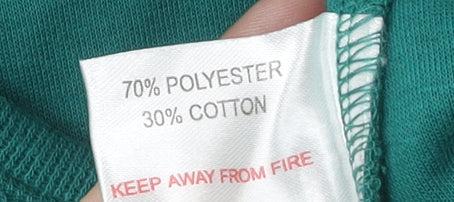 Womens UK Size L Isle Green Pullover Jumper