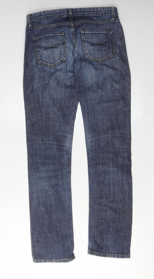 Gap Women's Blue Straight Jeans Size 2 Stretch Denim