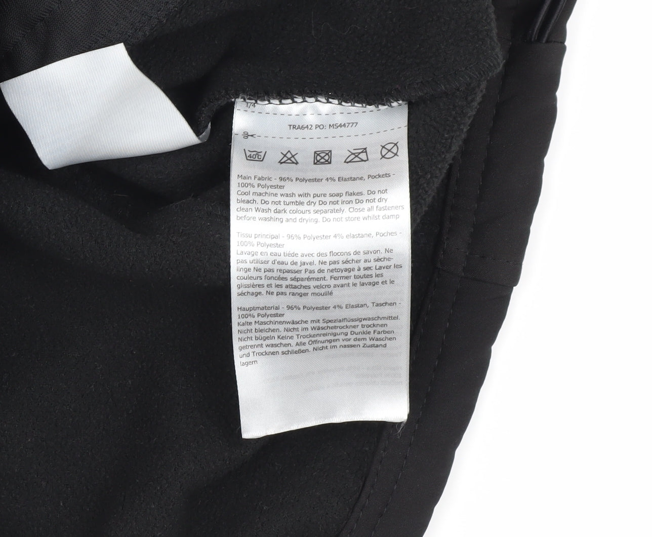 Mens UK Size M Regatta Professional Black Basic Jacket