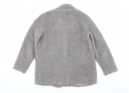 Womens UK Size M ICHI Grey Basic Jacket