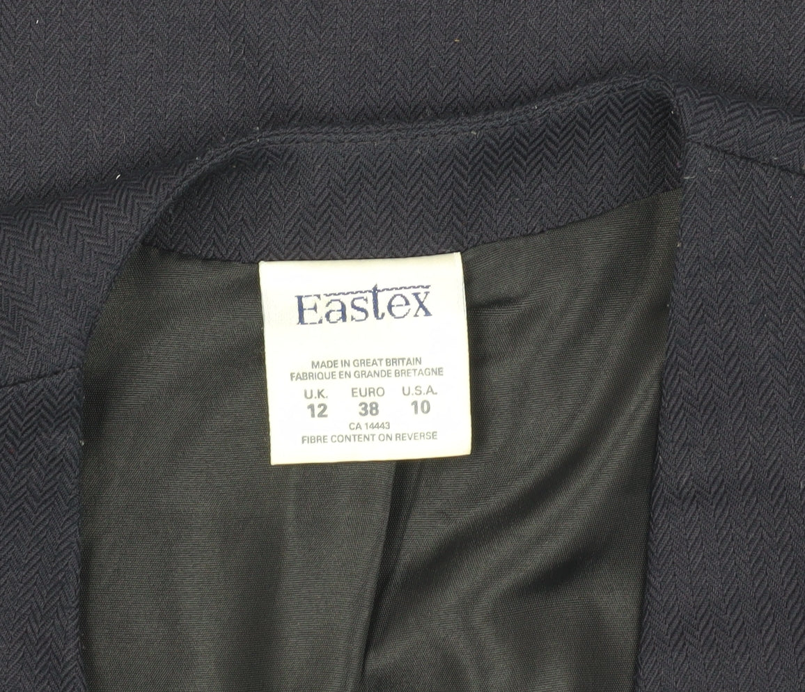 Eastex Women's Blue Blazer UK 12 Classic Business