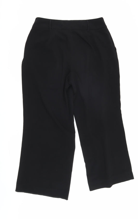 Katherine Barclay Women's Black Wide-Leg Trousers