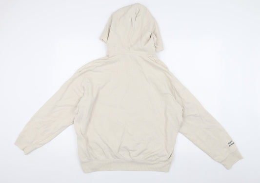 Uniqlo Peanuts Beige Pullover Hoodie, L, Unisex