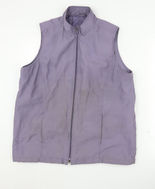 Womens UK Size M EWM Purple Basic Jacket