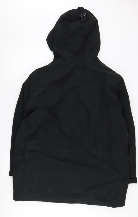 Mens UK Size XL Gap Black Parka Coat