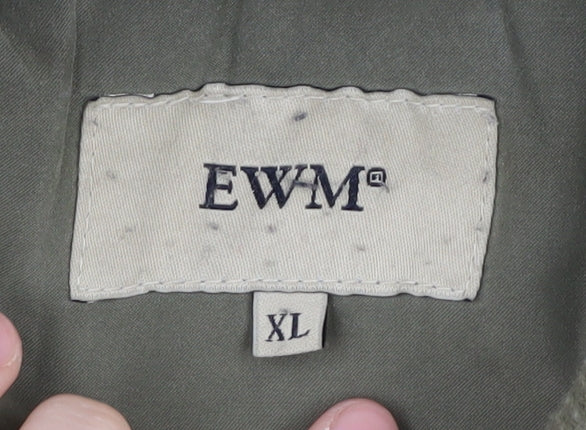 Mens UK Size XL EWM Green Basic Jacket