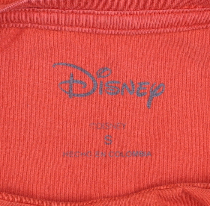 Unisex Adults UK Size S Disney Red Basic T-Shirt