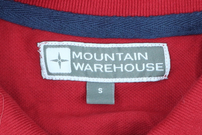 Mountain Warehouse Men's Red Polo Shirt Size S