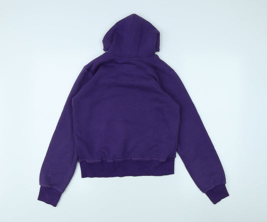 Womens UK Size M Jack Wills Purple Pullover Hoodie