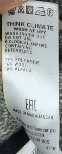 Marks and Spencer Men's Striped Multicoloured Jumper M