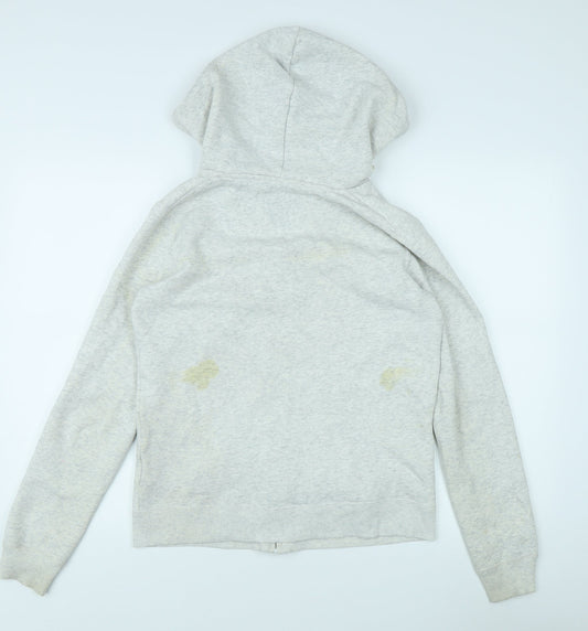 Womens UK Size XS Hollister Grey Basic Jacket