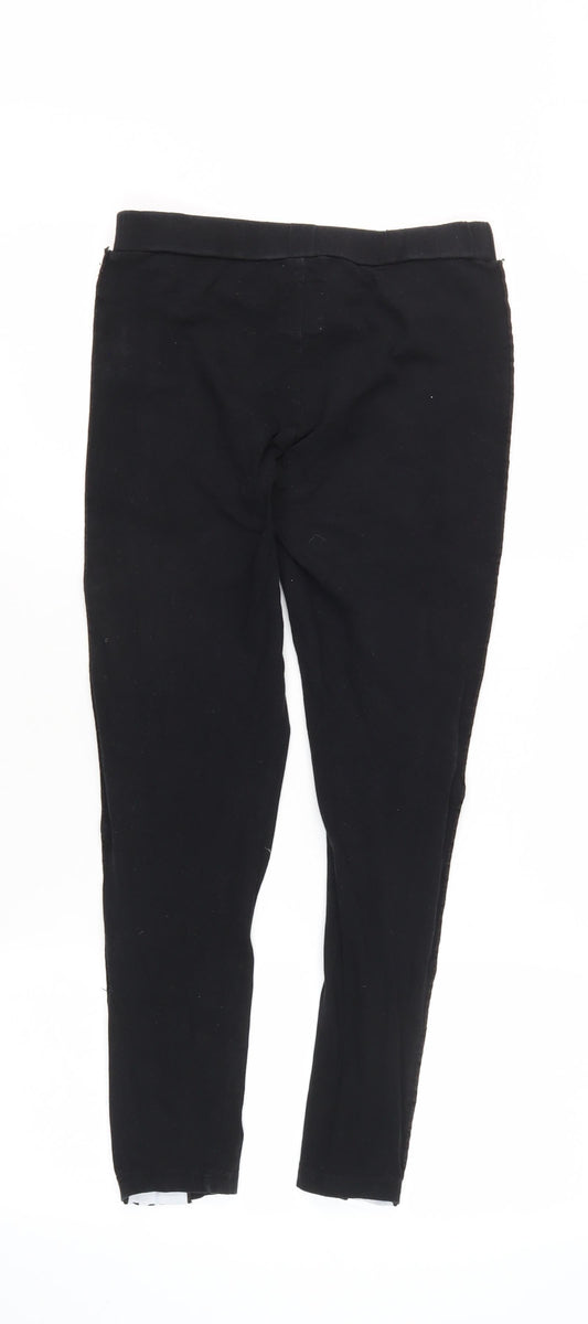 Kappa Women's Black Track Pants S - Gym Skinny Fit