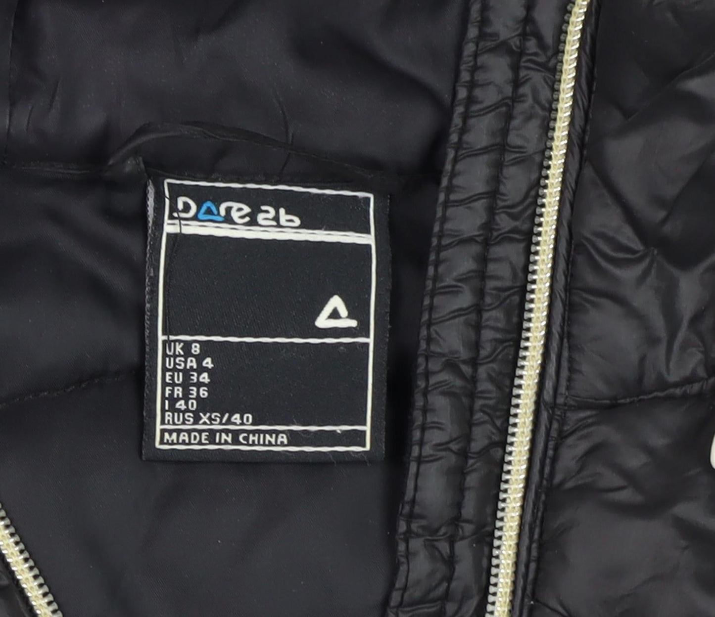 Dare 2b Women's Black Puffer Jacket Size 8