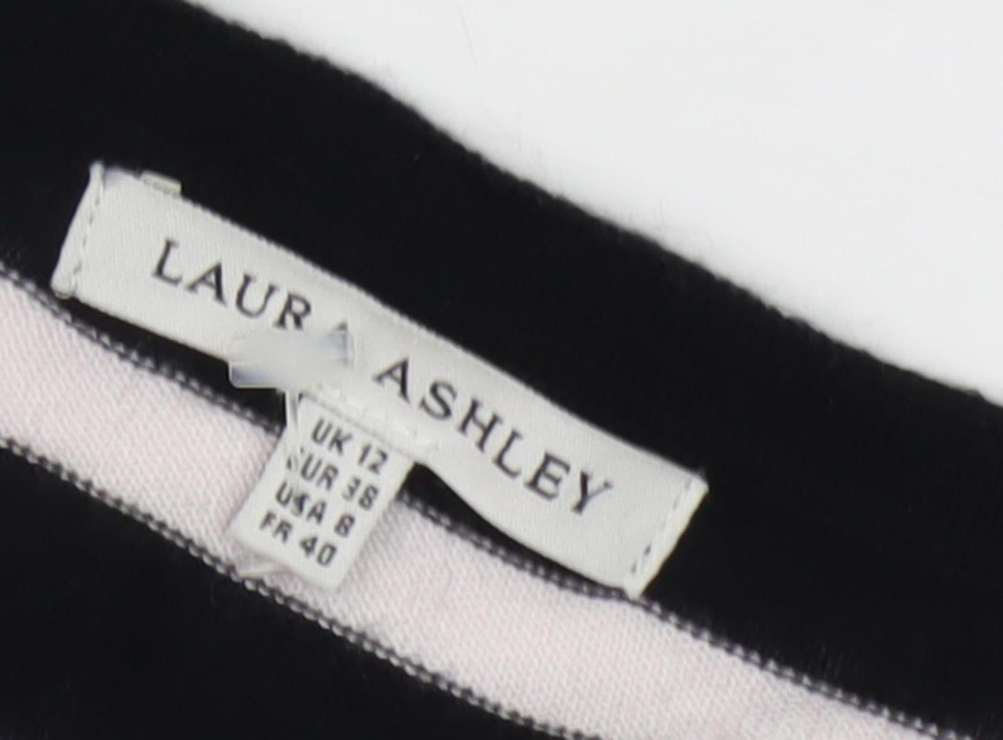 Womens UK Size 12 Laura Ashley Black Cardigan Jumper