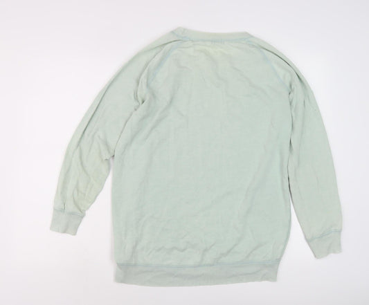 Gap Women's Green Raglan Sleeve Jumper Size M