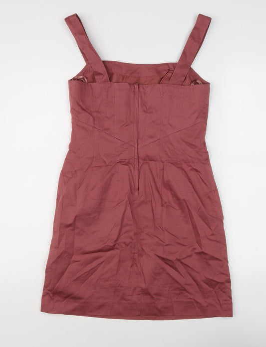 Next Women's Red Sleeveless Dress, Size 10