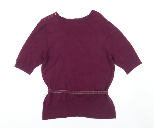 Wallis Women's Purple Pullover Jumper Size 18