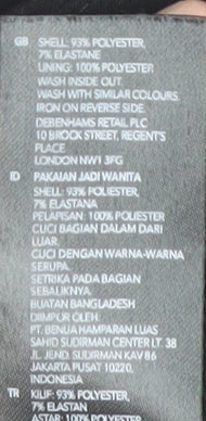 Principles Women's Black Blazer Size 8 Slim Fit