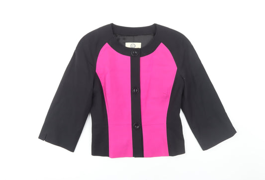 Womens UK Size 8 Viyella Multicoloured Basic Jacket