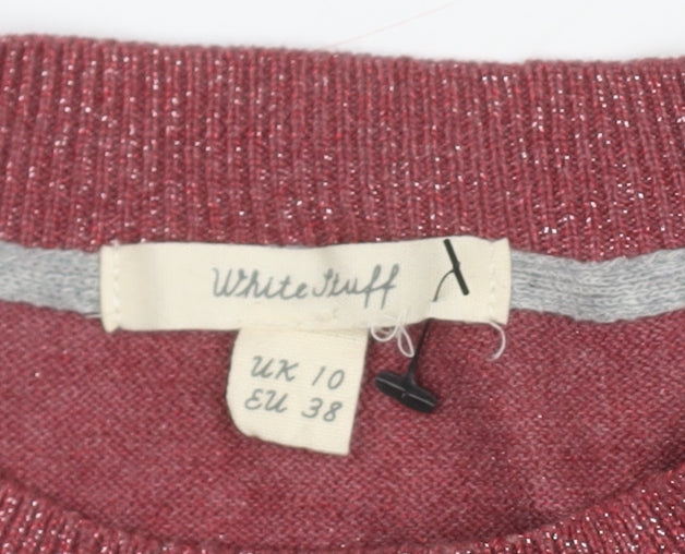 Womens UK Size 10 White Stuff Red Pullover Jumper