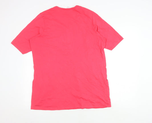 Cotton Traders Women's Red V-Neck Top Size 20