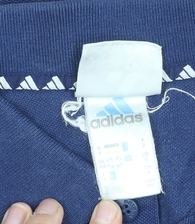 Adidas Men's Blue Polo Shirt Size S - Classic Sporty Style
