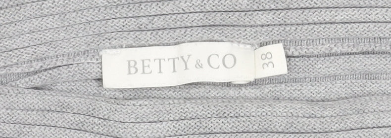 Womens UK Size 10 BETTY & CO Grey Pullover Jumper