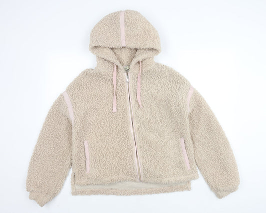 Womens UK Size S Oasis Beige Basic Jacket