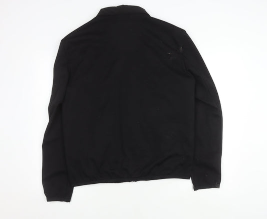 Zara Men's Black Basic Jacket L Casual Workwear