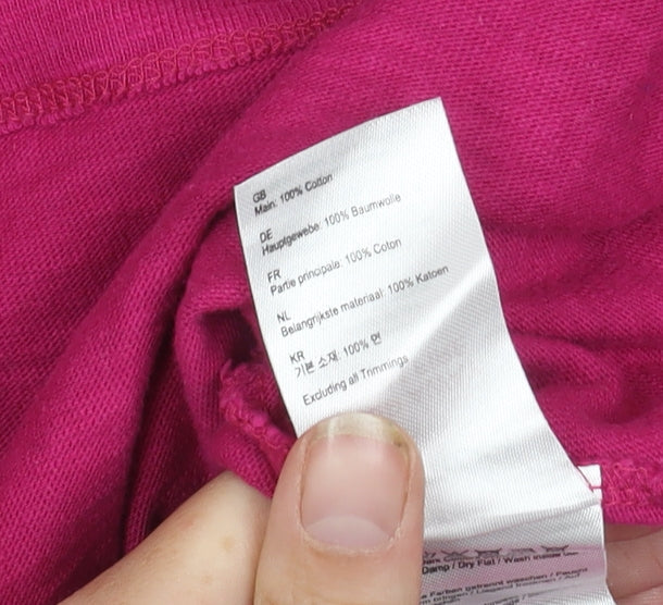 Womens UK Size XS Joules Pink Basic Blouse
