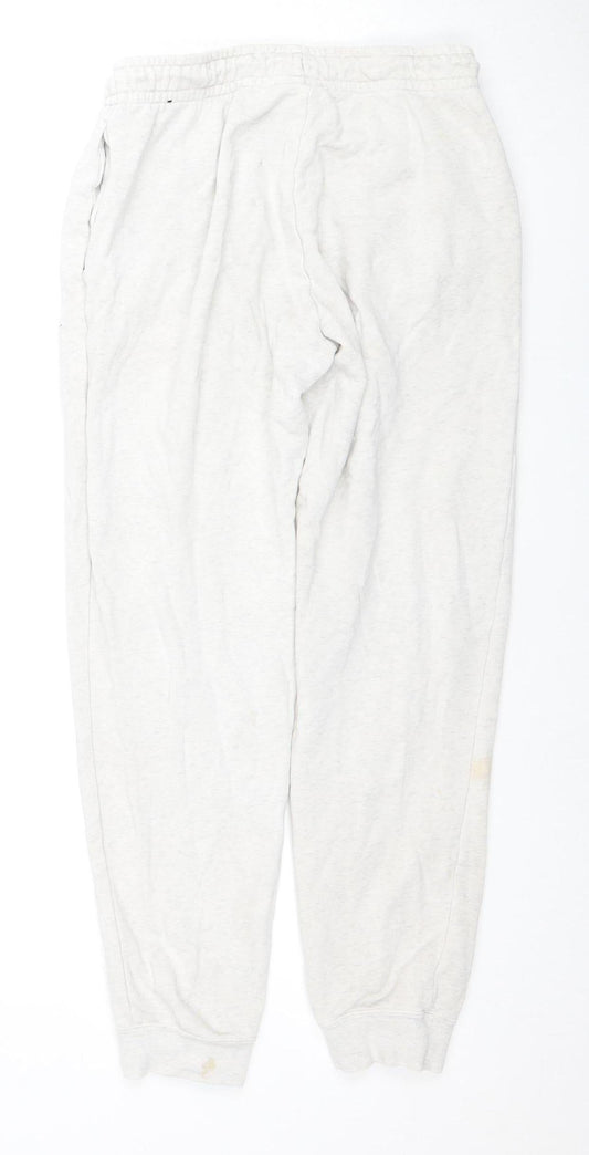 Nike Unisex White Jogger Trousers Size S