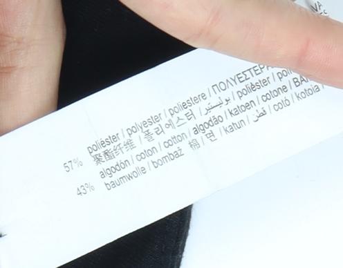 Pull&Bear Men's Black Music Graphic T-Shirt Size L